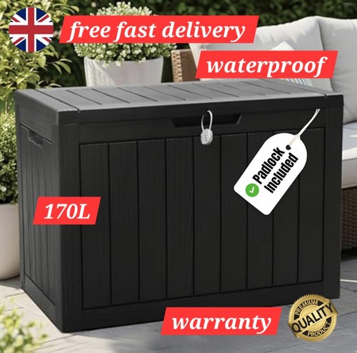 Large garden storage box 170l - storage,