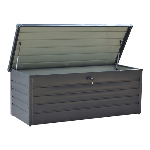 600l metal outdoor storage box - 600l,