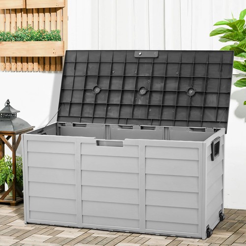 Outdoor plastic storage box - plastic,