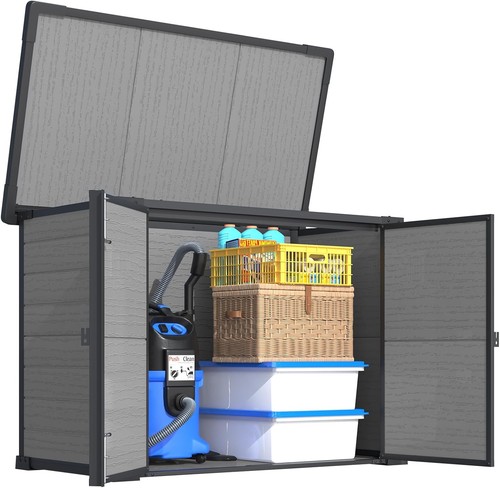 Outdoor plastic garden storage - plastic,